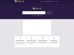 Preview of  simplywhois.com