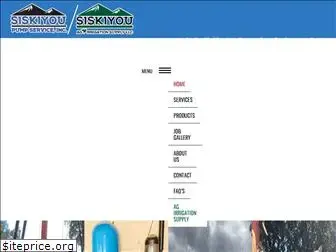 Preview of  siskiyoupump.com