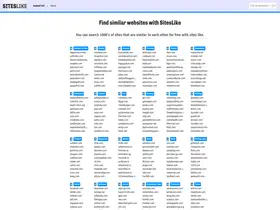 Preview of  siteslike.com