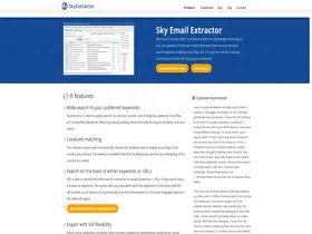 Preview of  skyextractor.com