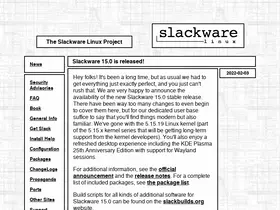 Preview of  slackware.com