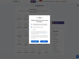 Preview of  smallseotools.com