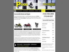 Preview of  snowmobile-rental-wisconsin.com