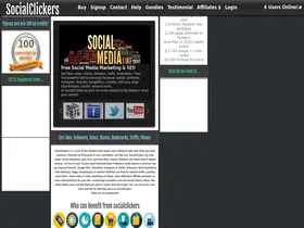 Preview of  socialclickers.com