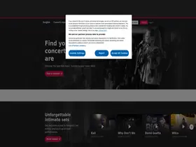 Preview of  songkick.com