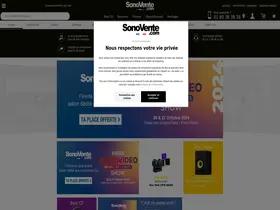 Preview of  sonovente.com