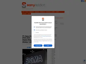 Preview of  sonyaddict.com