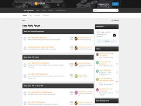 Preview of  sonyalphaforum.com