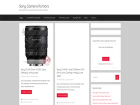 Preview of  sonycamerarumors.net