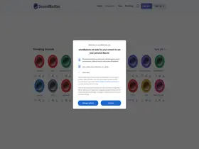 Preview of  soundbuttons.net