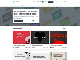 Preview of  speakerdeck.com