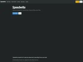 Preview of  speedwrite.com