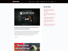 Preview of  spieltimes.com