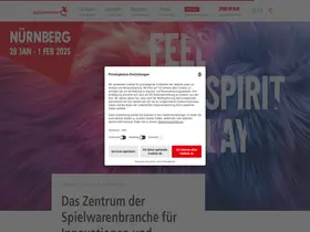 Preview of  spielwarenmesse.de