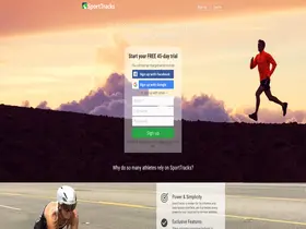 Preview of  sporttracks.mobi