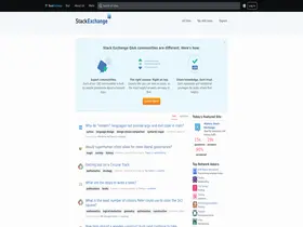 Preview of  stackexchange.com