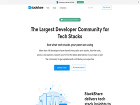 Preview of  stackshare.io