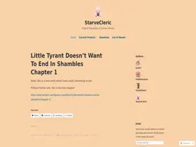 Preview of  starvecleric.wordpress.com