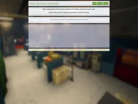 Preview of  steamworkshopdownloader.io