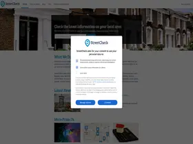 Preview of  streetcheck.co.uk