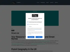 Preview of  streetlist.co.uk