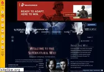 Preview of  supernatural.wikia.com