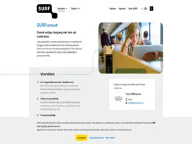 Preview of  surfconext.nl