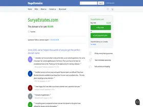 Preview of  suryaestates.com