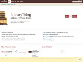 Preview of  sv.librarything.com