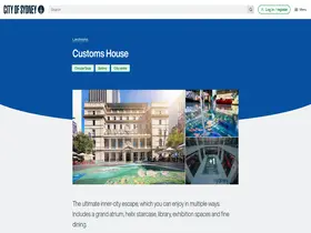 Preview of  sydneycustomshouse.com.au