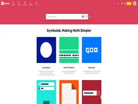 Preview of  symbolab.com