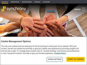 Preview of  synchrony.com