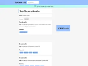 Preview of  synonym.com