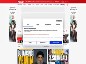 Preview of  takvim.com.tr