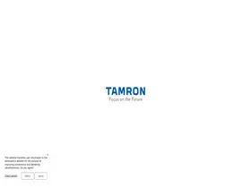 Preview of  tamron.com