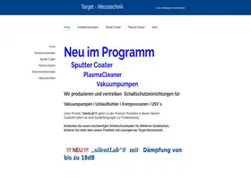 Preview of  target-messtechnik.de