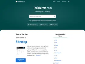 Preview of  techterms.com