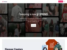 Preview of  teespring.com