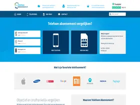 Preview of  telefoonabonnement.nl