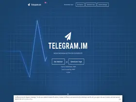 Preview of  telegram.im