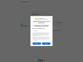 Preview of  tempmailo.com