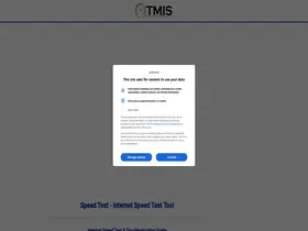 Preview of  testmyinternetspeed.org