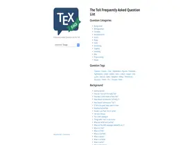 Preview of  texfaq.org