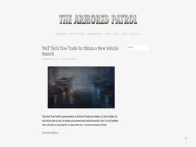 Preview of  thearmoredpatrol.com