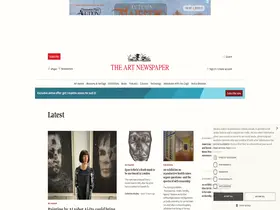 Preview of  theartnewspaper.com