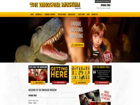 Preview of  thedinosaurmuseum.com