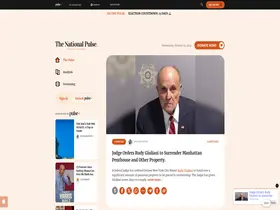 Preview of  thenationalpulse.com