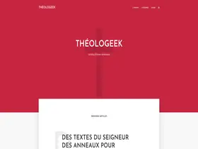 Preview of  theologeek.ch