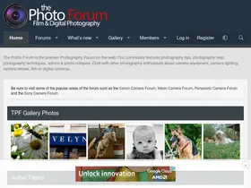 Preview of  thephotoforum.com