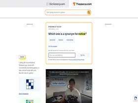 Preview of  thesaurus.com